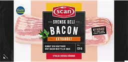 Bacon Extrarökt 120g Svensk Deli Scan