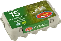 Ägg M Eko 15-pack Alsbo Ägg