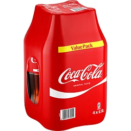 Läsk Original Taste Coca-Cola 4-pack 1.5l Coca-Cola