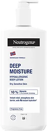 Body Lotion Deep Moisture Hypoallergenic Oparfymerad 400ml Neutrogena