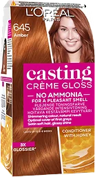 Hårtoning 645 Amber 1-p Casting Creme Gloss