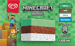 Glass Minecraft Big block 
