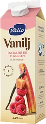 Vaniljyoghurt Slät Rabarber Hallon Sommardröm 2,2% 1000g Valio