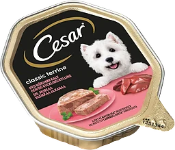 Hundmat Classics med Kalv & kyckling 150g Cesar