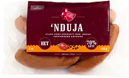 Grillkorv 'Nduja Het 70% Kötthalt 450g Göl