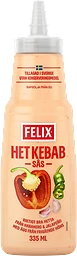 Kebabsås Het 335ml Felix