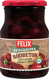 Skivade Rödbetor 710g KRAV Felix