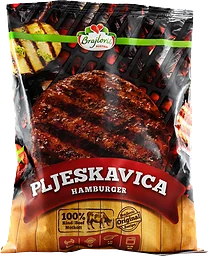 Hamburgare Pljeska Fryst 6x134g 798g Brajlovic