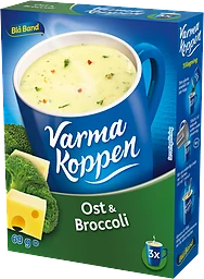 Ost & broccolisoppa Varma Koppen