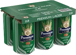 Öl ljus lager  2.8% 33cl 6-pack 2.8%  Spendrups