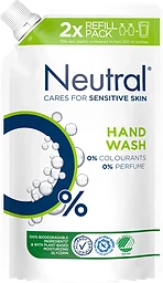 Handtvål flytande 0% Refill 500ml Neutral