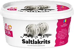 Saltlakrits Gräddglass