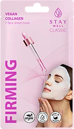 Ansiktsmask Classic Collagen Mask 1-p Stay Well