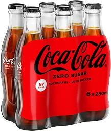 Läsk Coca Cola Zero 25cl 6-p