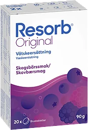 Vätskeersättning Skogsbär 90g Resorb