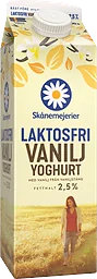 Yoghurt Vanilj Laktosfri 2,5% 1000g Skånemejerier