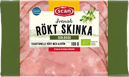 Rökt Skinka Ekologisk Skivad