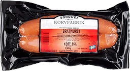 Bratwurst 85% Kötthalt 240g Sorunda Korvfabrik