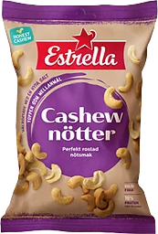 Cashewnötter Rostad & Salt 150g Estrella