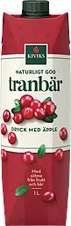 Tranbärsdryck med Äpple Drickfärdig 1l  Kiviks
