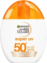 Solskydd Super UV Refreshing Face Water Fluid SPF 50+ 40ml Ambre Solaire