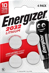 Knappcellsbatteri 2032 4-p Energizer