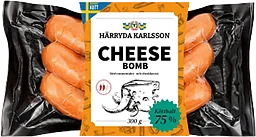 Kryddkorv Cheese explosion 75% Kötthalt 300g Härryda Karlsson
