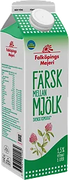 Mellanmjölk 1,5% 1l Falköpings Mejeri