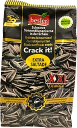 Solrosfrön Svarta Rostade & Saltade 250g Besler