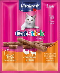 Kattgodis Sticks Mini Kalkon & lamm 