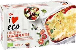 Lasagneplattor Ekologisk 500g ICA I love eco