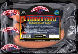 Kryddkorv Cheddar/chili 240g Korvpojkarna