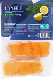 Laxfilé Fryst 4-p 560g ICA