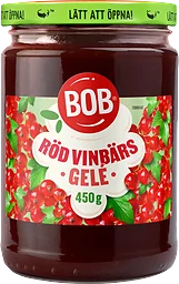 Röd vinbärsgelè 450g BOB