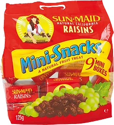 Russin Mini snacks 9-p 125g Sun Maid
