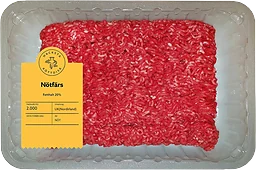 Nötfärs Färsk 20% ca 2kg Storbrittanien Hacksta Köttdisk