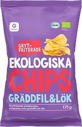 Gräddfil Lök Grytfriterad Chips