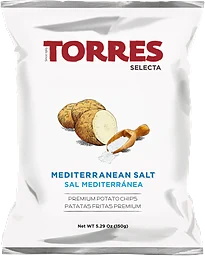Chips Medelhavssalt ca 150g Torres