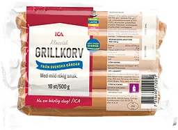 Grillkorv 500g ICA