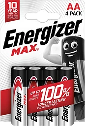 Batteri AA 4-p Energizer Max