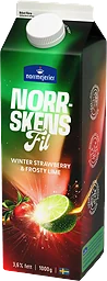 Norrskensfil Winter Strawberry Lime 3,6% 1000g Norrmejerier