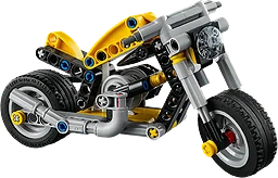 Gul motorcykel