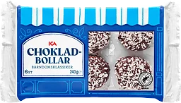 Chokladbollar 6-p 240g ICA