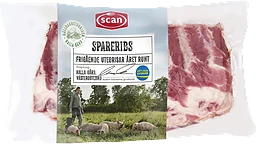 Spareribs Färska ca 1,1kg Scan
