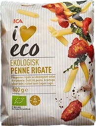 Penne rigate Ekologisk 500g ICA I love eco