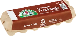 Ägg 12-pack Stora Bruna 