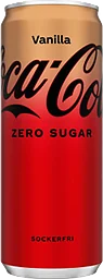 Läsk Cola Vanilj Zero 33cl Coca-Cola