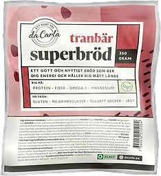 Superbröd Tranbär 350g Da Carla