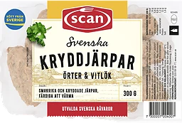 Kryddjärpar Örter Vitlök Stekta 300g Scan