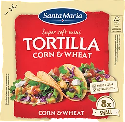 Tortilla Corn & Wheat Small